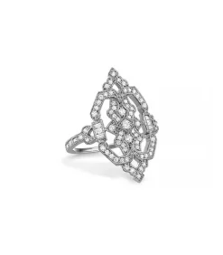 Bague Garbo En Or Blanc Et Diamants