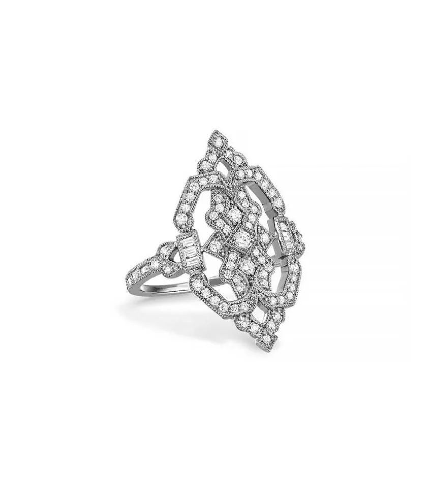 Bague Garbo En Or Blanc Et Diamants