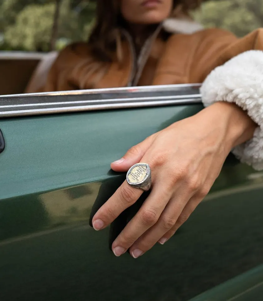 Bague Let The Poem Seduce You "Yg"