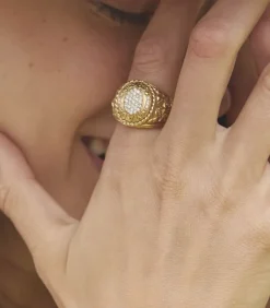 Bague Mad 1969 Jaune Vermeil