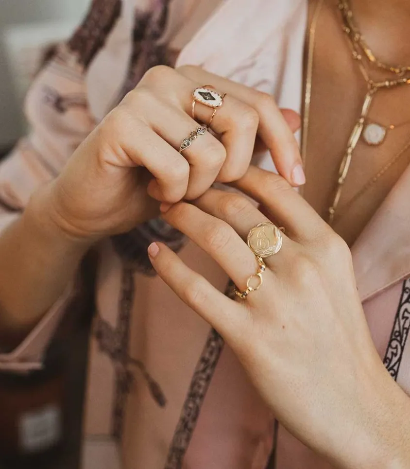 Bague Mahe Blanc Et Diamants