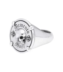 Bague Memento Mori En Argent