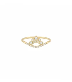 Bague Nude Petit Modele Or Jaune Et Diamants