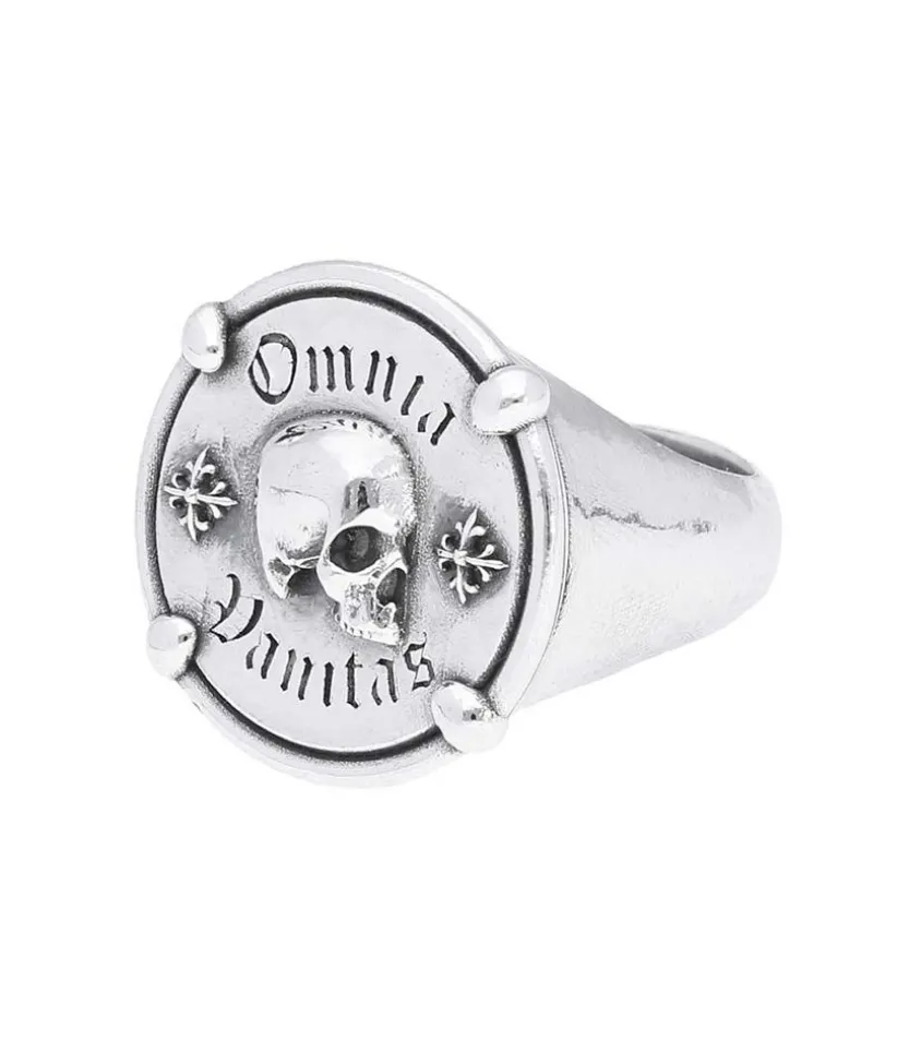 Bague Omnia Vanitas En Argent