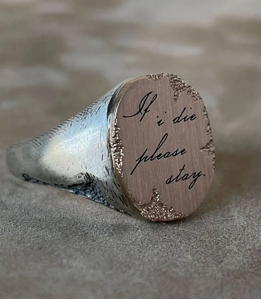 Bague Please Stay Red Gold