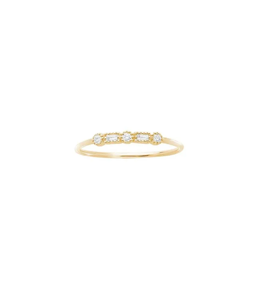 Bague Serenity Or Jaune Et Diamants