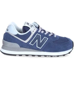 Baskets 574 Bleu Marine Et Blanc