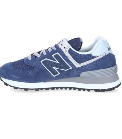 Baskets 574 Bleu Marine Et Blanc