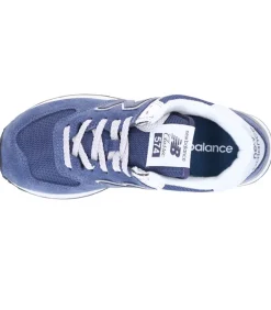 Baskets 574 Bleu Marine Et Blanc