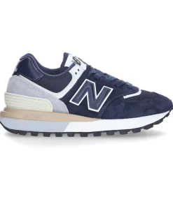 Baskets 574 Navy White