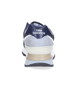 Baskets 574 Navy White