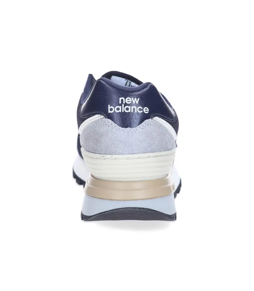 Baskets 574 Navy White