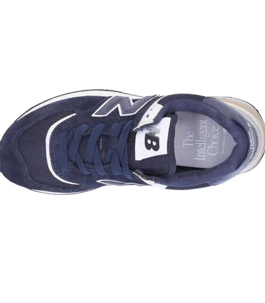 Baskets 574 Navy White