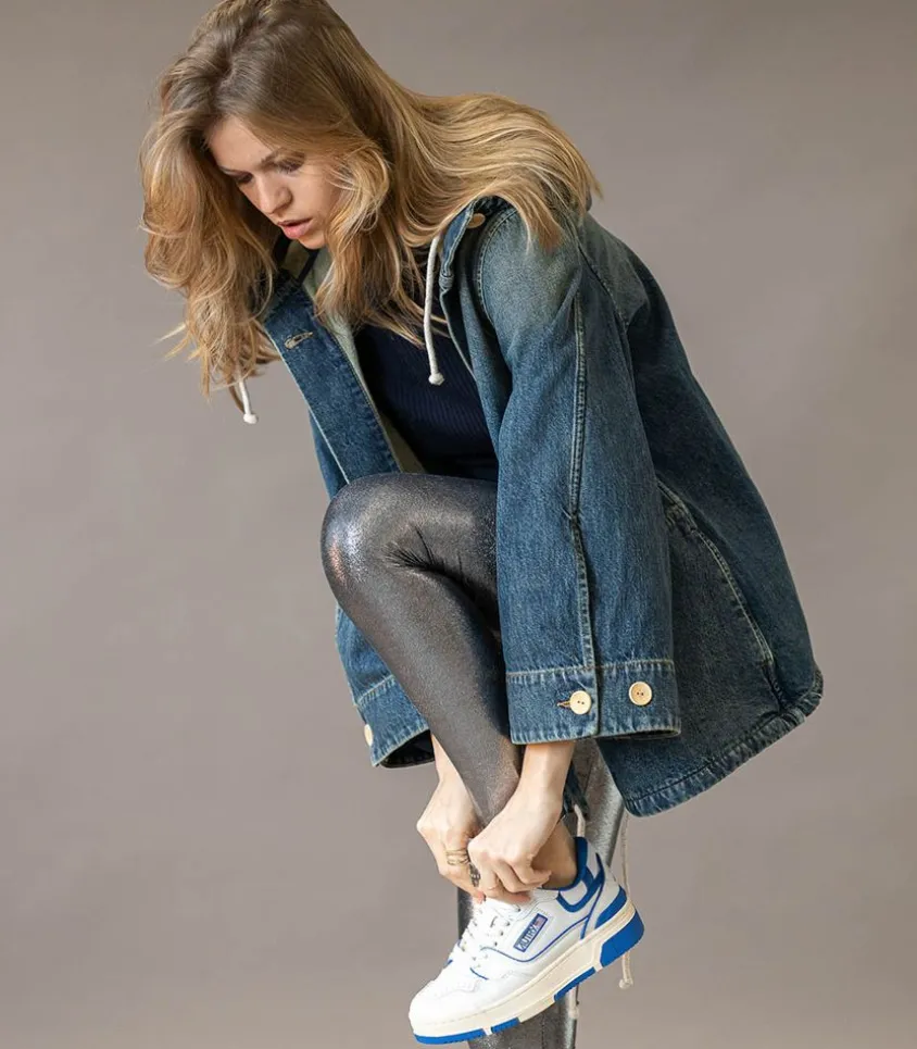 Baskets Clc Blanc Et Bleu