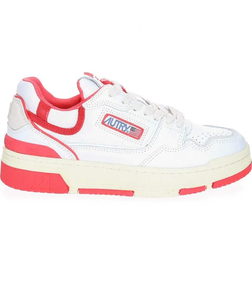 Baskets Clc Blanc Et Rouge