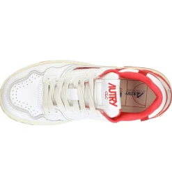 Baskets Clc Blanc Et Rouge