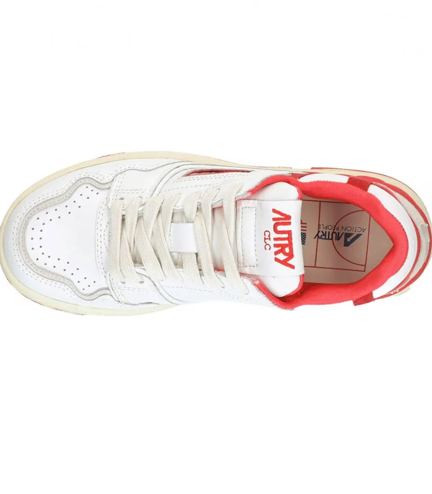 Baskets Clc Blanc Et Rouge