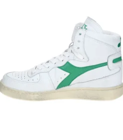 Baskets Heritage Mi Used Blanc/Verde Verdeggiante