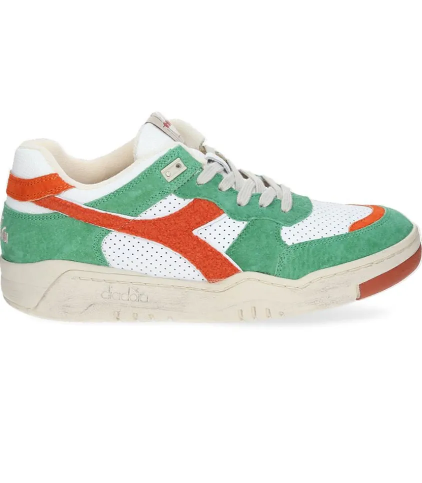 Baskets Homme B.560 Used Rr Italia Marron Rouille