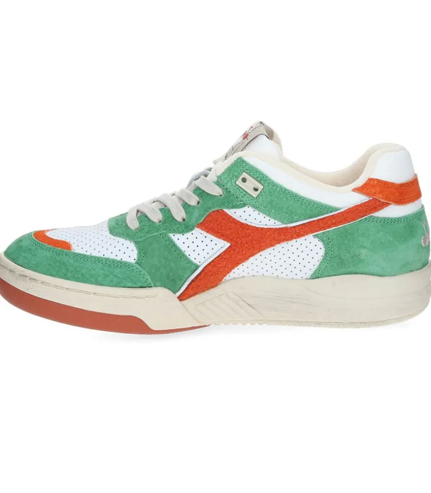 Baskets Homme B.560 Used Rr Italia Marron Rouille