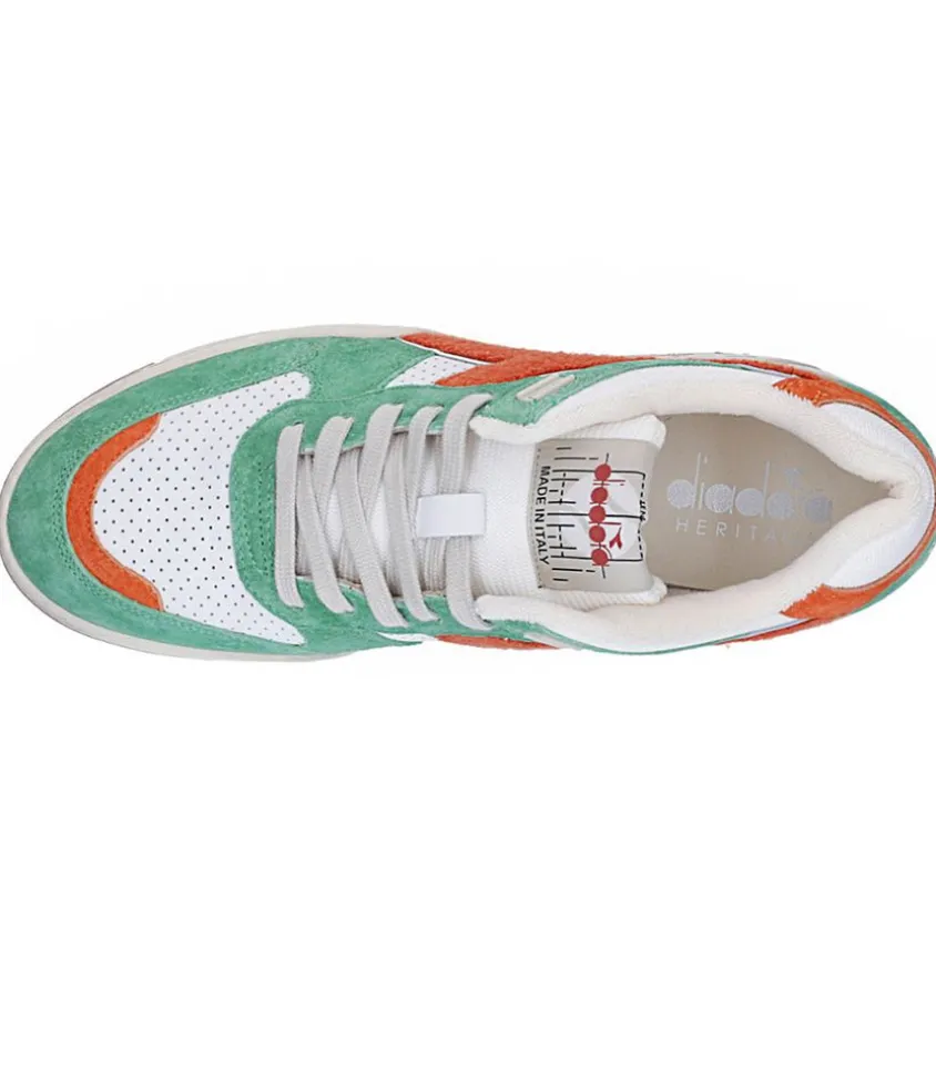 Baskets Homme B.560 Used Rr Italia Marron Rouille