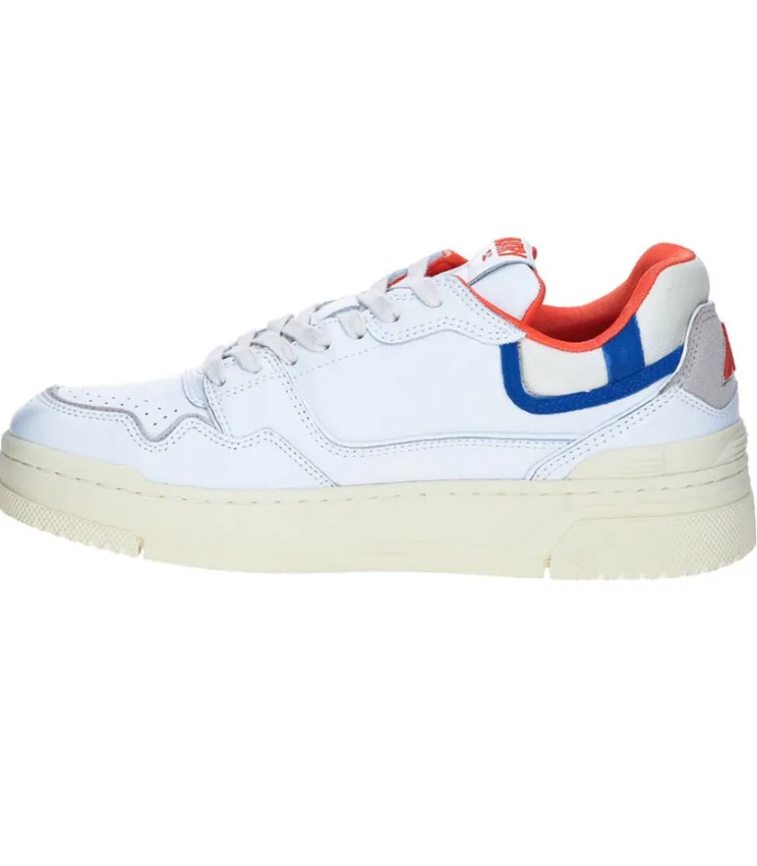 Baskets Homme Clc Blanc Orange Et Bleu