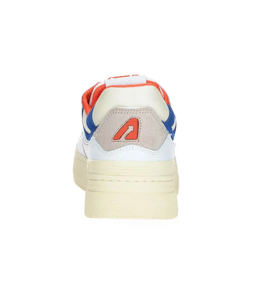 Baskets Homme Clc Blanc Orange Et Bleu