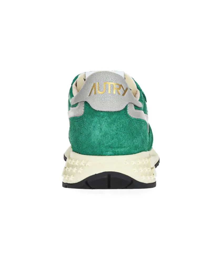 Baskets Homme Reelwind Nylon Et Daim Vert