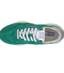 Baskets Homme Reelwind Nylon Et Daim Vert