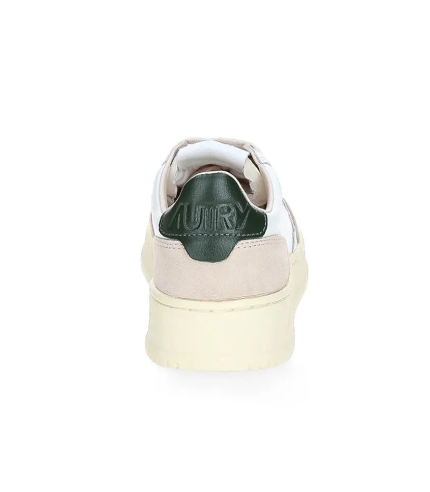 Baskets Medalist Low En Daim Et Cuir Blanc Et Mount