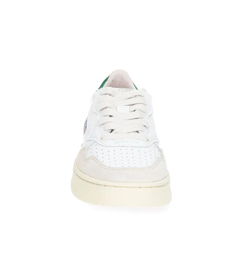 Baskets Medalist Low Leather Suede White/Amazon