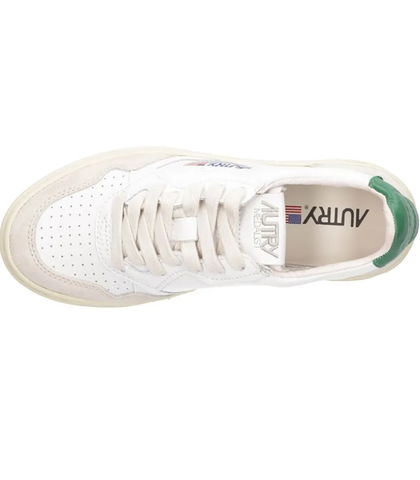 Baskets Medalist Low Leather Suede White/Amazon