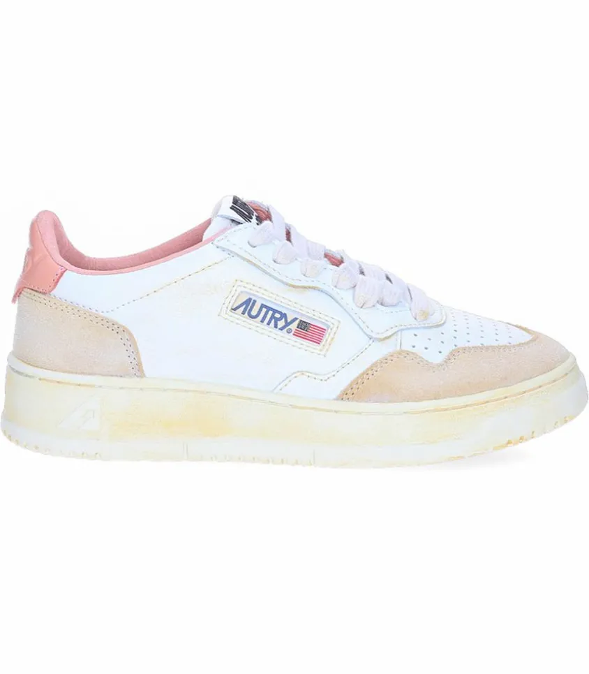 Baskets Medalist Low Super Vintage Blanc Jaune Et Sashimi