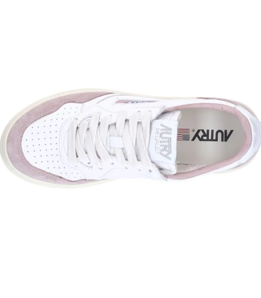 Baskets Medalist Low White/Nude