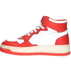 Baskets Medalist Mid Blanc Et Orange