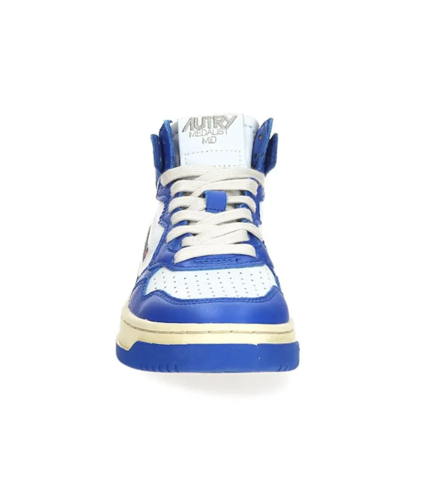 Baskets Medalist Mid Blanc Et Bleu