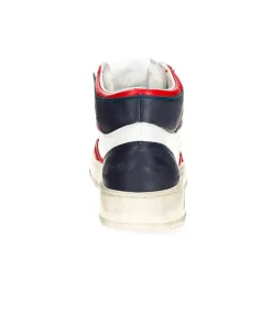 Baskets Medalist Super Vintage Blanc Rouge Bleu