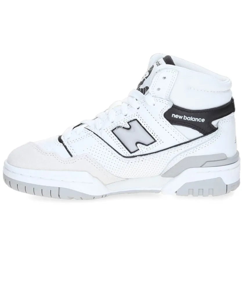 Baskets Montantes 650 Blanc Et Noir