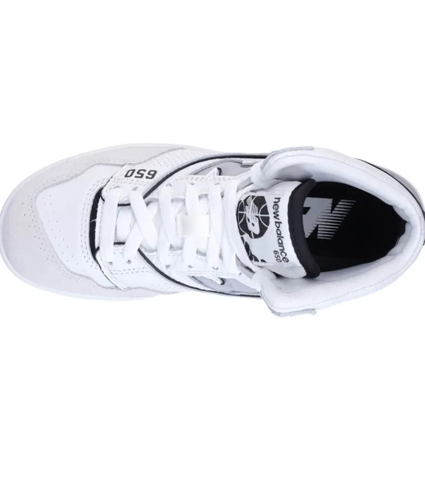 Baskets Montantes 650 Blanc Et Noir