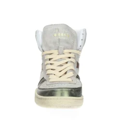 Baskets Montantes Mi Metal Pigskin Oyster White