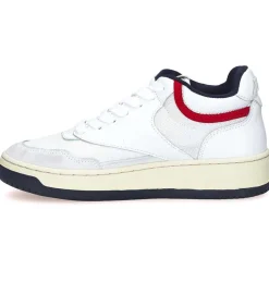 Baskets Open Mid Cut White/Usa