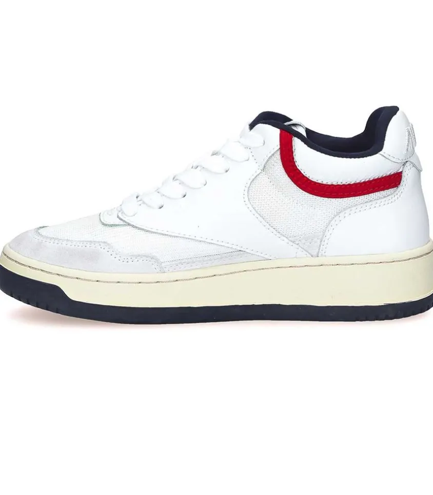 Baskets Open Mid Cut White/Usa