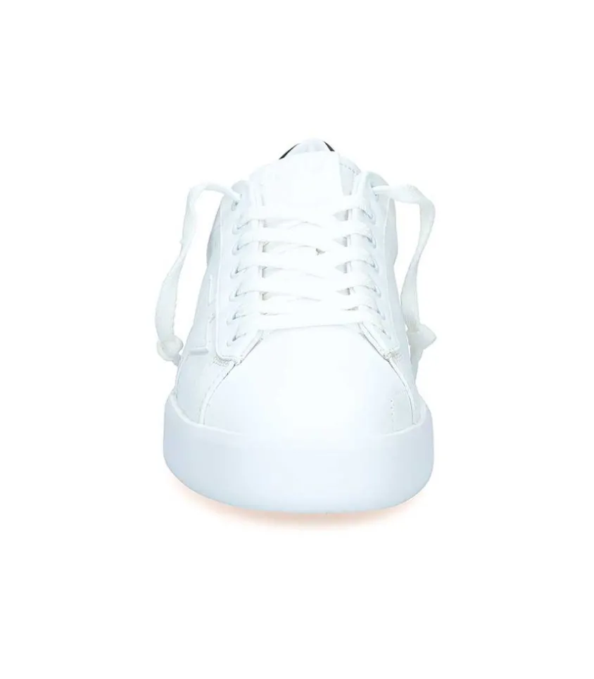 Baskets Purestar Cuir Blanc Noir