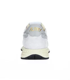 Baskets Reelwind Nylon Et Daim Blanc