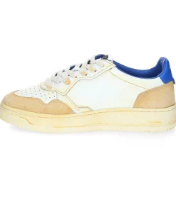 Baskets Super Vintage Low Blanc Et Bleu