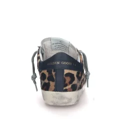 Baskets Super-Star Cuir Horsy Leopard