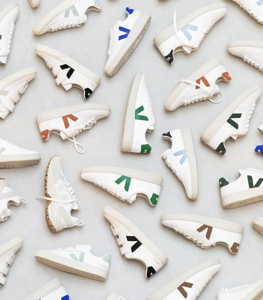 Baskets V-12 Leather White Pumpkin