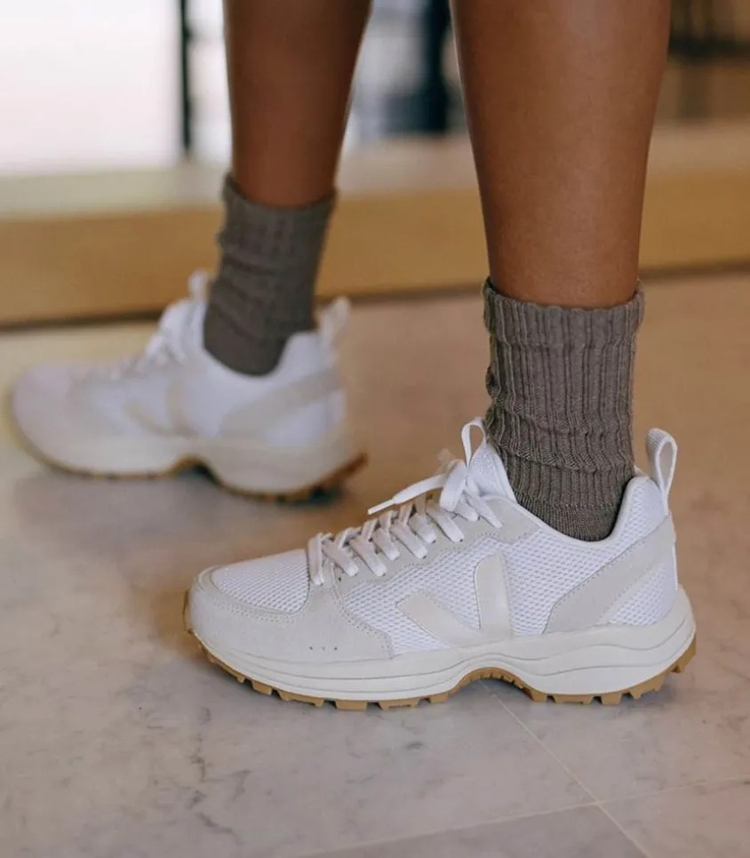 Baskets Venturi Alveomesh White Pierre Natural