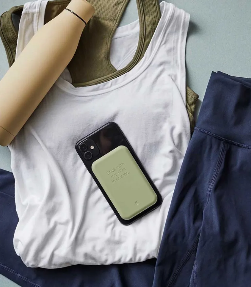 Batterie Portable Tocharge Qi Dusty Olive