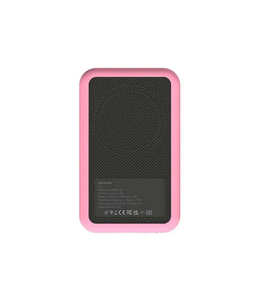 Batterie Portable Tocharge Qi Fresh Pink